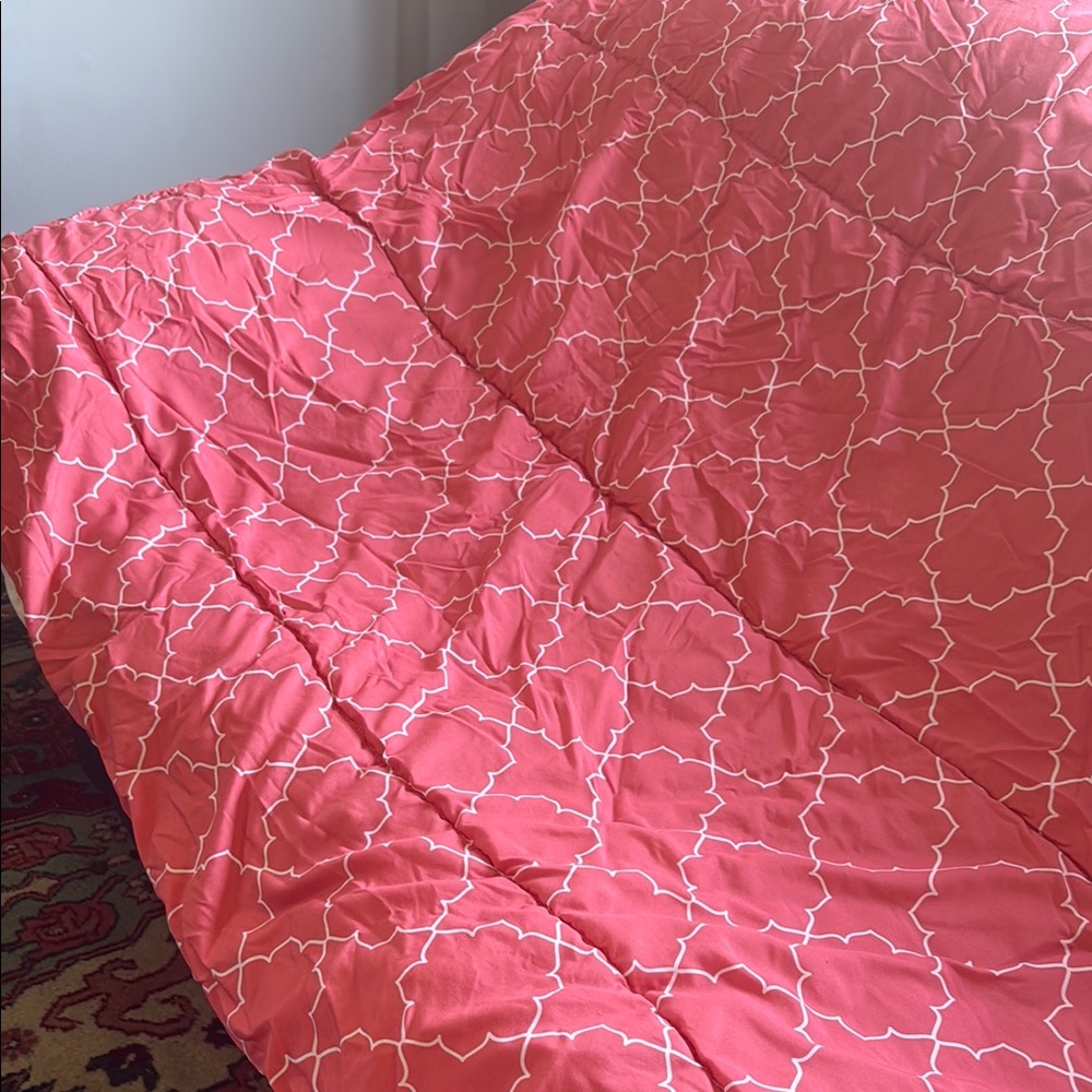 Dorm Sheets &Twin XL Comf Reversible Paisley Comforter in Sham + sheet sets - Picture 4 of 6